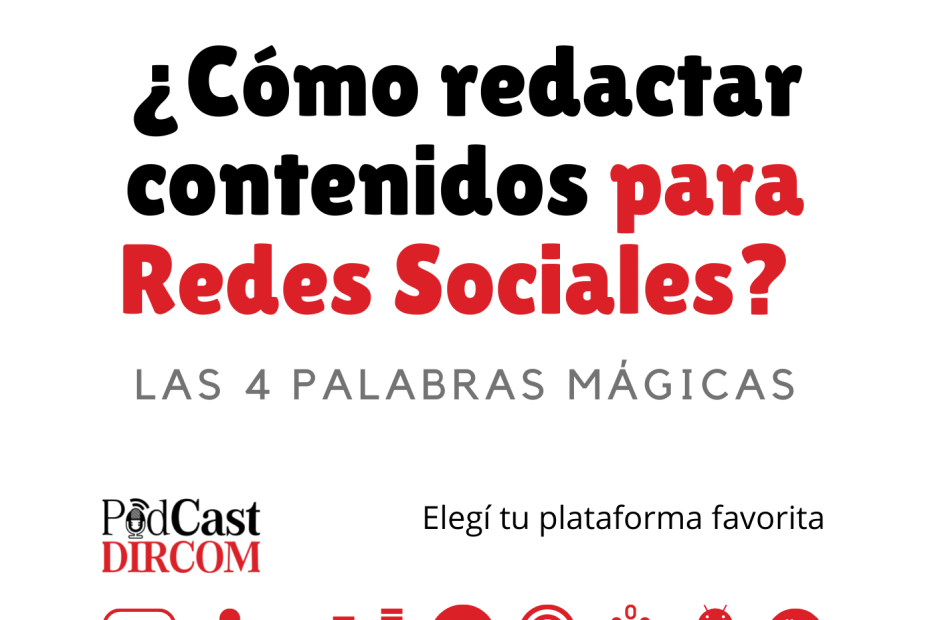 ¿Cómo redactar contenidos para Redes Sociales?