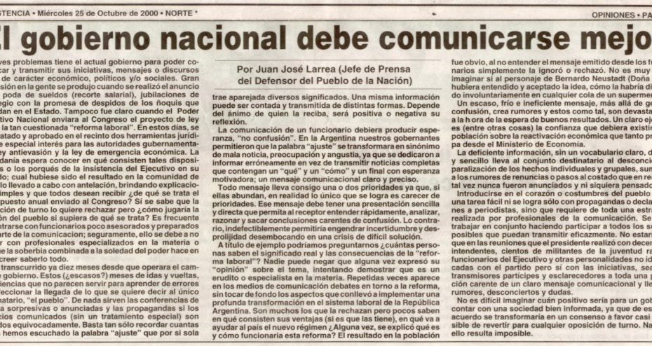 Diario Norte - Chaco - Juan Jose Larea