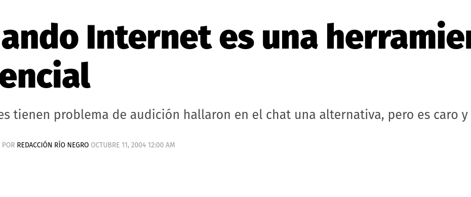 Diario Rio Negro - Juan Jose Larrea