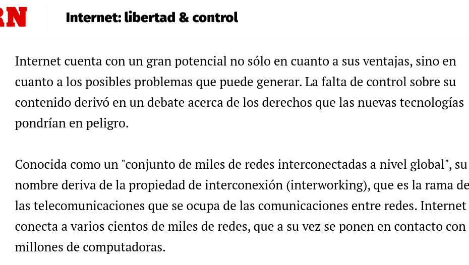 internet: libertad y control