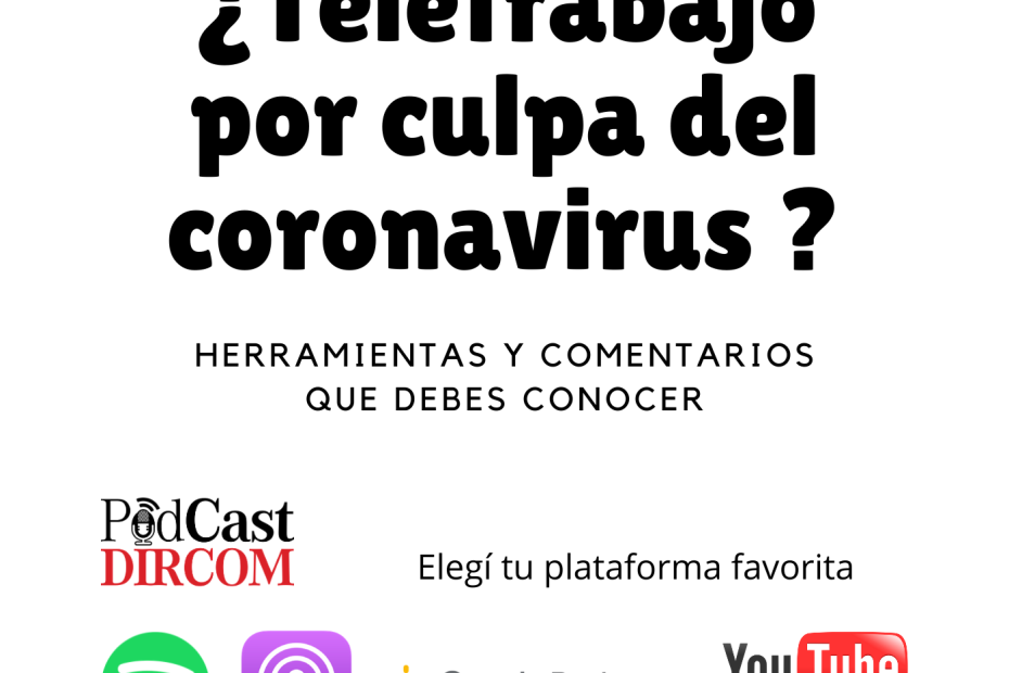 Teletrabajo por culpa del Coronavirus
