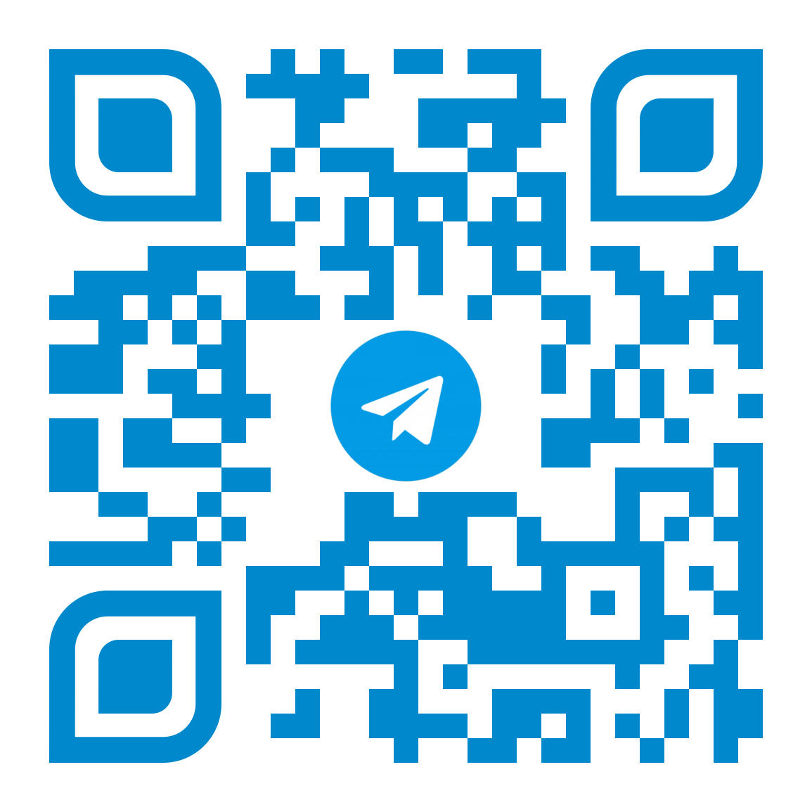 Código QR del canal de Telegram de Grupo DIRCOM