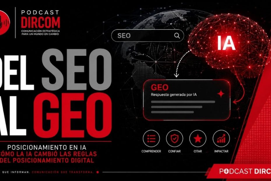 Del SEO al GEO: cómo comunicar en la era de la Inteligencia Artificial