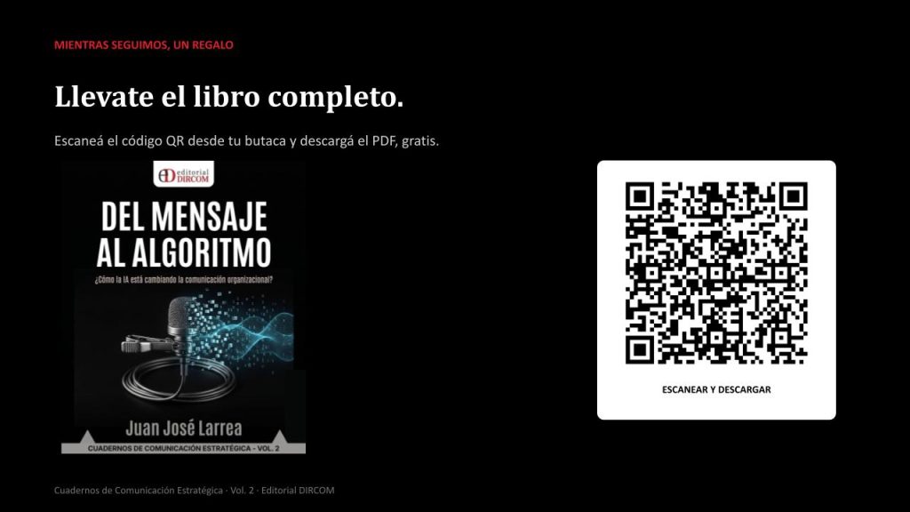 Libro Del mensaje al algoritmo